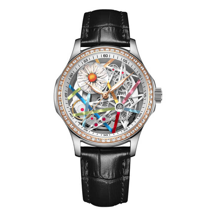Montre à quartz Lavonte Celeste Daisy Sapphire Diamond