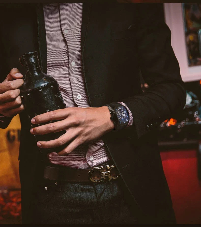 Sapphire Wave Luxury Tourbillon Flagship Timepiece Watch