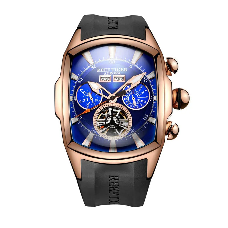 Sapphire Wave Luxury Tourbillon Flagship Timepiece Watch