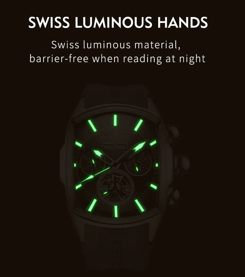 Sapphire Wave Luxury Tourbillon Flagship Timepiece Watch
