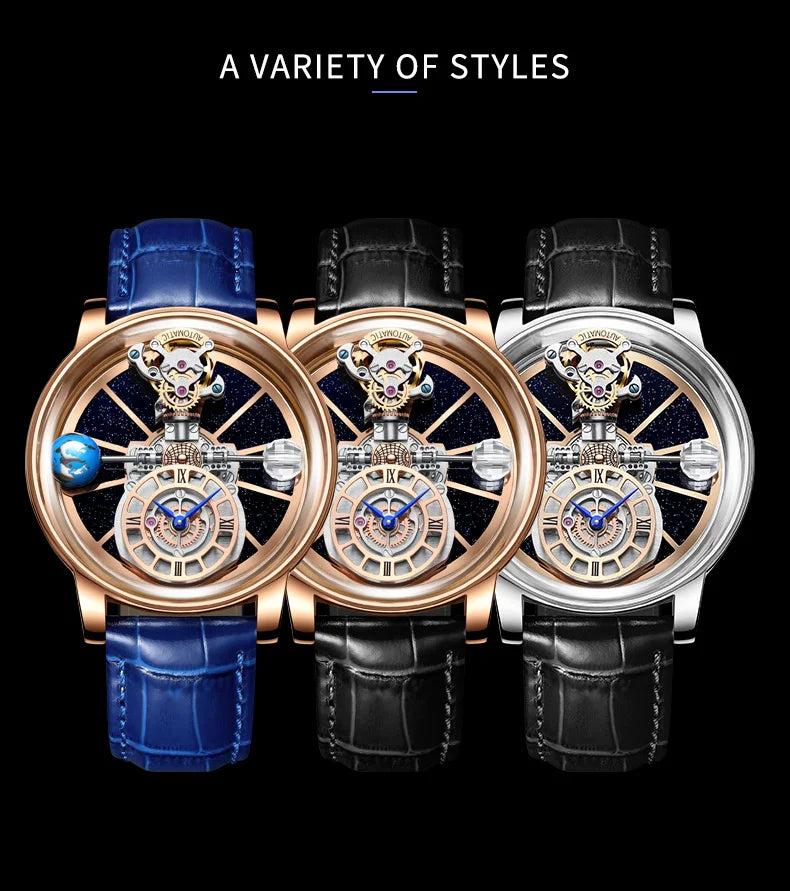 ساعة Galactic Pioneer Chronograph Tourbillon الفاخرة